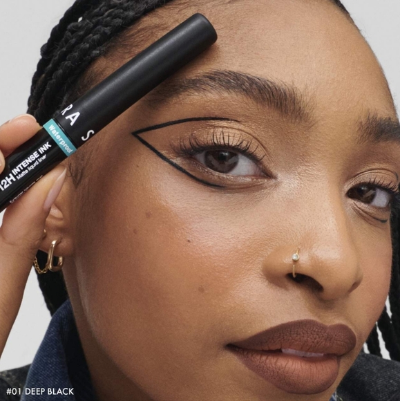 Sephora Other - SEPHORA COLLECTION Intense Felt-Tip 12HR Liquid Waterproof Eyeliner 01Deep Black